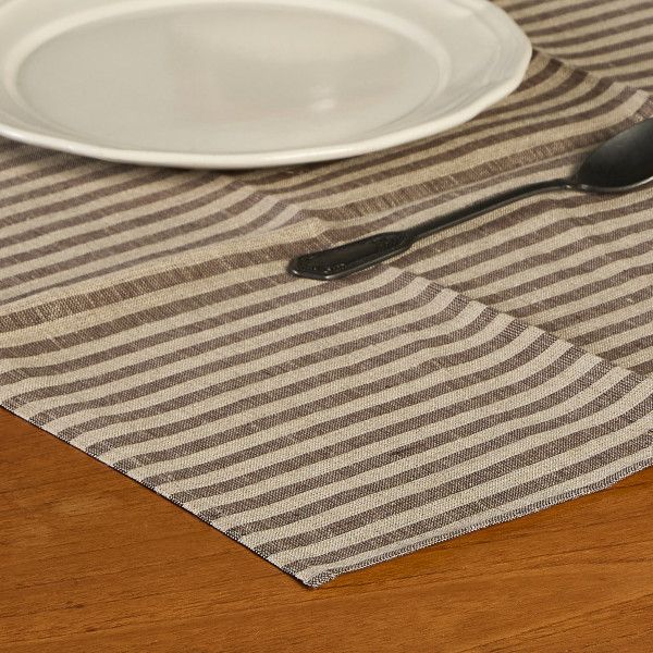 乐天商城 - リネン fog linen work フォグリネンワーク リネンキッチンクロス ローマン キッチンクロス ランチョンマット 食卓 布 カウンタークロス 北欧 スタイル ギフト プレゼント #95808