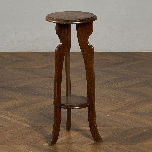 テーブル イギリス オーク 英国 クラシック プランタースタンド サイドテーブル サイド 花台 ビーチ 無垢材 飾り台 フラワースタンド 木製 アンティーク スタイル #96782