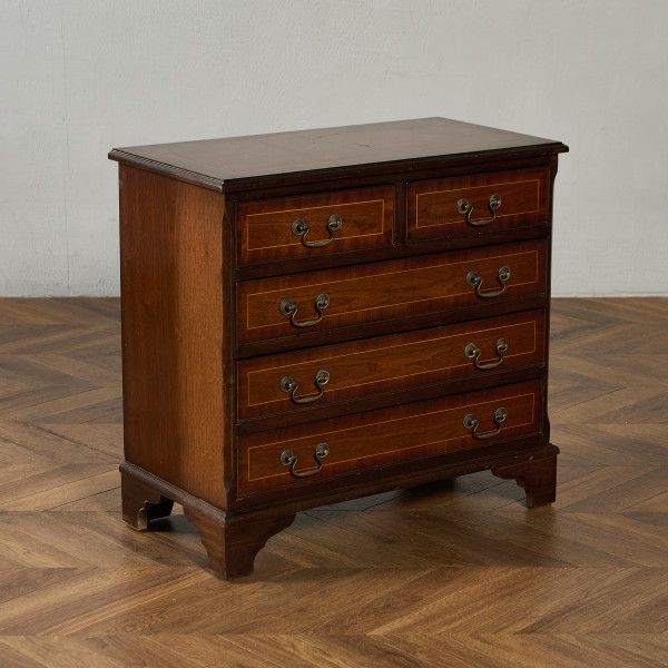 英国 クラシック 4段 チェスト IZ96822E★ マホガニー 木製 収納 洋タンス 引き出し ドロワー イギリス レトロ アンティーク スタイル #96822
