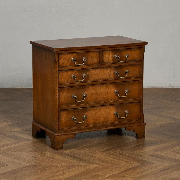 英国 クラシック 4段 チェスト IZ96880C★ マホガニー 木製 収納 洋タンス 引き出し ドロワー イギリス レトロ アンティーク スタイル #96880