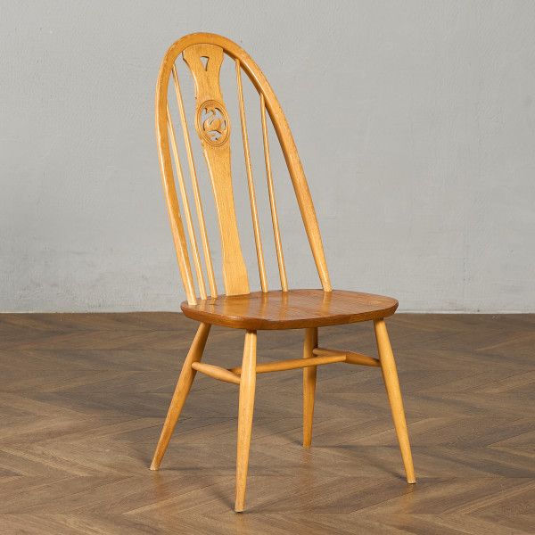 乐天商城 - 椅子・ソファ イギリス エルム アーコール ERCOL スワンバックチェア Ercol スワンバック チェア ヴィンテージ ダイニングチェア ウィンザーチェア 椅子 スワン彫刻 ビンテージ #97102