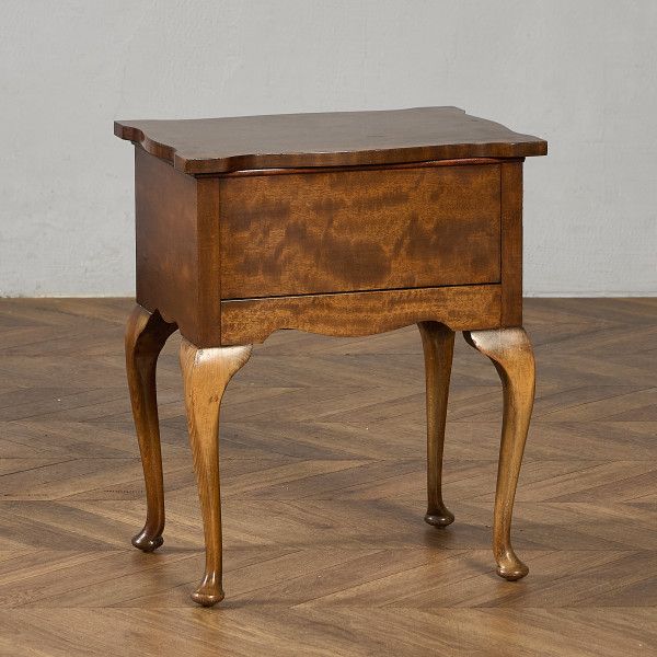 英国 クラシック ソーイングボックス IZ97153C★ サイドテーブル 猫脚 小物入れ 飾り台 針箱 裁縫箱 ナイトテーブル イギリス #97153