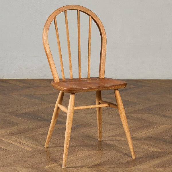 Rakuten - 椅子・ソファ イギリス エルム アーコール ERCOL 4本 スポーク フープバックチェア ercol ダイニングチェア 英国 ヴィンテージ 曲木 椅子 天然木 #97214