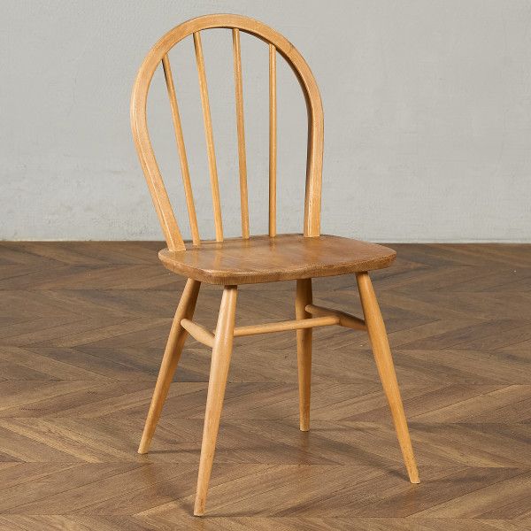 Rakuten - 椅子・ソファ イギリス エルム アーコール ERCOL 4本 スポーク フープバックチェア ercol ダイニングチェア 英国 ヴィンテージ 曲木 椅子 天然木 #97218