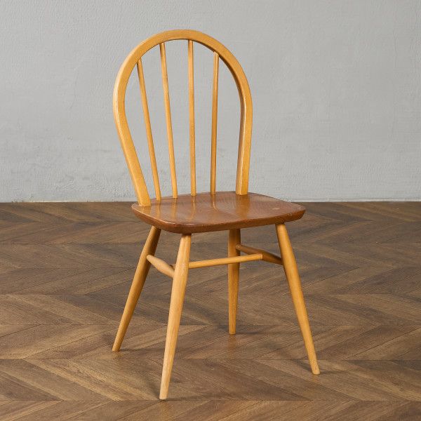 乐天商城 - 椅子・ソファ イギリス エルム アーコール ERCOL ヴィンテージ 4本 スポーク フープバックチェア ラウンドゴールドラベル ercol 椅子 ダイニングチェア 曲木椅子 材 天然木 英国 シンプル #97228