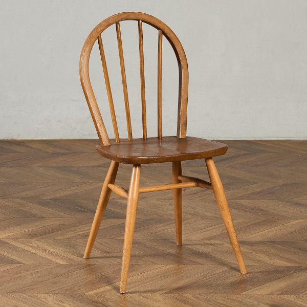 乐天商城 - 椅子・ソファ イギリス エルム アーコール ERCOL ヴィンテージ 4本 スポーク フープバックチェア ブルーラベル ercol 椅子 ダイニングチェア 曲木椅子 材 天然木 英国 シンプル #97232