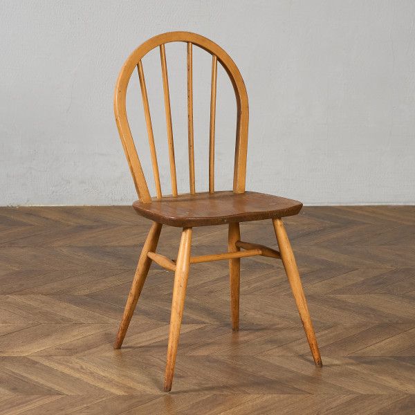 Rakuten - 椅子・ソファ イギリス エルム アーコール ERCOL 4本 スポーク フープバックチェア ercol ダイニングチェア 英国 ヴィンテージ 曲木 椅子 天然木 #97233