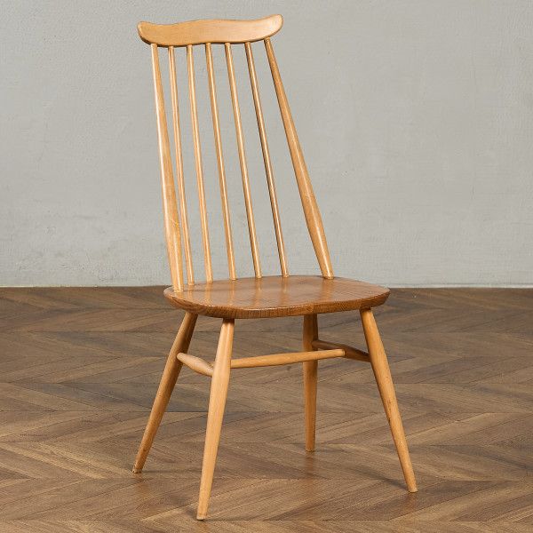 Rakuten - 椅子・ソファ イギリス エルム アーコール ERCOL ヴィンテージ ゴールドスミス チェア ブルーラベル 英国 ダイニング ウィンザー 木製 椅子 ビンテージ #97239