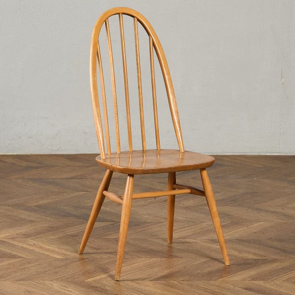 Rakuten - 椅子・ソファ イギリス エルム アーコール ERCOL ヴィンテージ クエーカーチェア ブルーラベル ercol 椅子 ウインザー ダイニングチェア 木製 天然木 英国 ウィンザー ブナ イス #97252