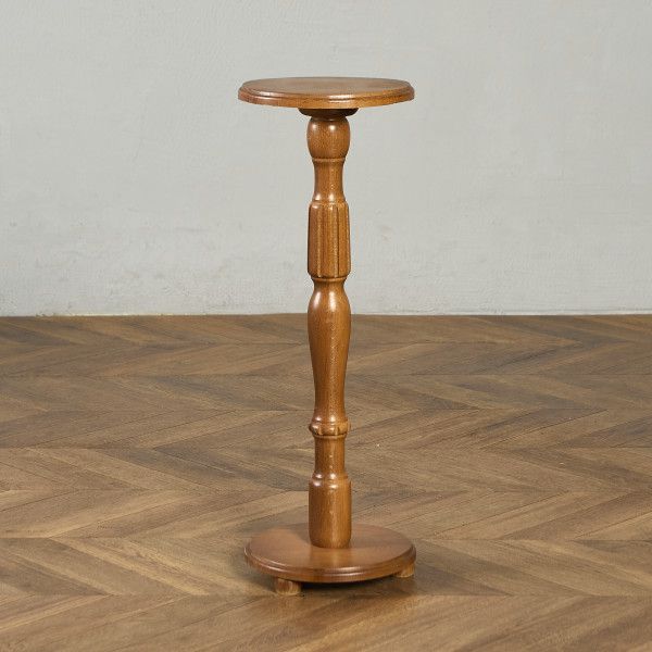 テーブル イギリス ブナ 英国 クラシック プランタースタンド サイドテーブル サイド 木彫刻 フラワースタンド 飾り台 花台 木製 アンティーク スタイル #97577