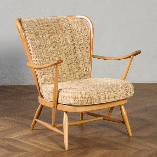 Rakuten - 椅子・ソファ イギリス エルム アーコール ERCOL ヴィンテージ ウィングバック ラウンジチェア ercol 安楽椅子 アームチェア 英国 希少 イージーチェア ウイングバック 木製 ソファ #97608