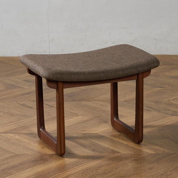 Rakuten - 椅子・ソファ イギリス チーク ユニフレックス Uniflex Furniture ヴィンテージ スツール 座面張替え済み 張替済 英国 椅子 腰掛け 足置き フット 北欧 スタイル オットマン #98001