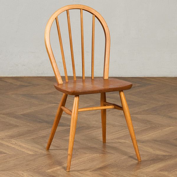 乐天商城 - 椅子・ソファ イギリス エルム アーコール ERCOL ヴィンテージ 4本 スポーク フープバックチェア ercol 椅子 ダイニングチェア 曲木椅子 材 天然木 英国 シンプル #98202
