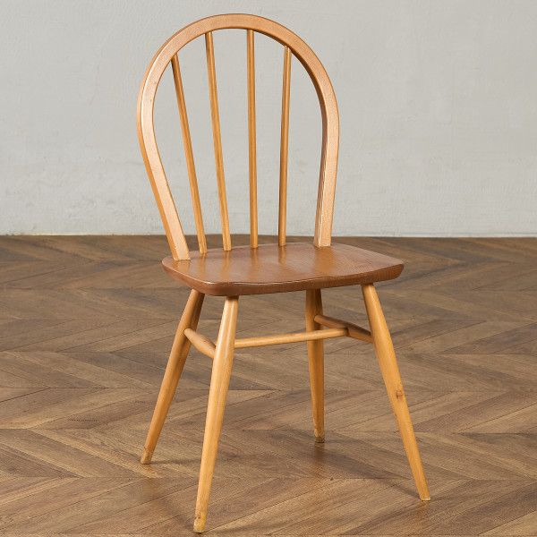 樂天商城 - 椅子・ソファ イギリス エルム アーコール ERCOL ヴィンテージ 4本 スポーク フープバックチェア ラウンドゴールドラベル ercol 椅子 ダイニングチェア 曲木椅子 材 天然木 英国 シンプル #98209