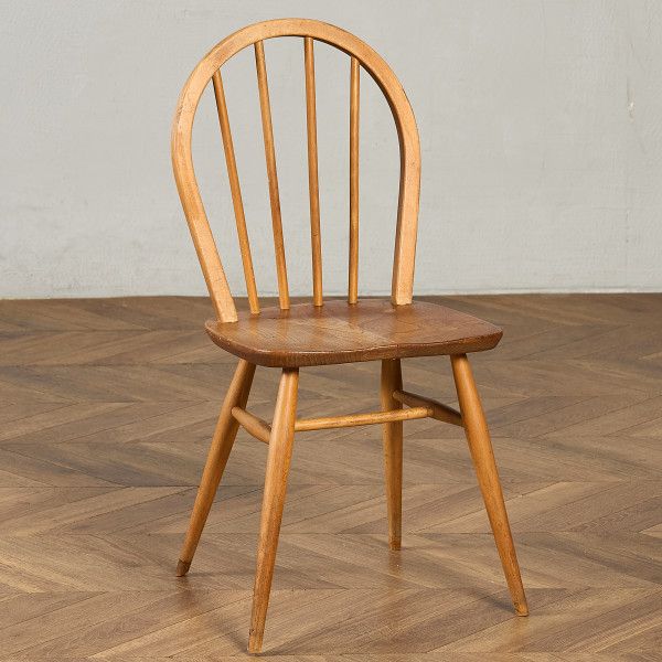 樂天商城 - 椅子・ソファ イギリス エルム アーコール ERCOL ヴィンテージ 4本 スポーク フープバックチェア ラウンドゴールドラベル ercol 椅子 ダイニングチェア 曲木椅子 材 天然木 英国 シンプル #98211