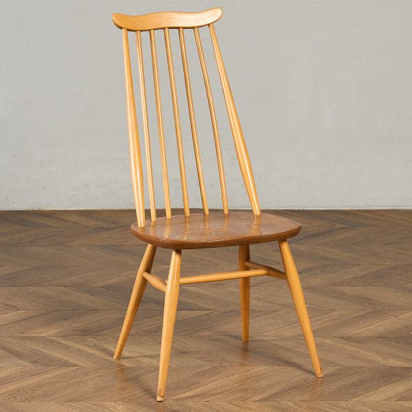 乐天商城 - 椅子・ソファ イギリス エルム アーコール ERCOL ヴィンテージ ゴールドスミス チェア ラウンドゴールドラベル 英国 ダイニング ウィンザー 木製 椅子 ビンテージ #98218