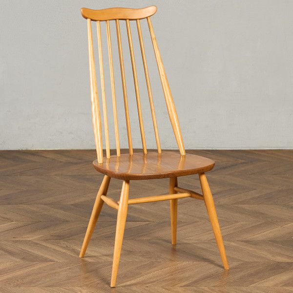乐天商城 - 椅子・ソファ イギリス エルム アーコール ERCOL ヴィンテージ ゴールドスミス チェア ラウンドゴールドラベル 英国 ダイニング ウィンザー 木製 椅子 ビンテージ #98220