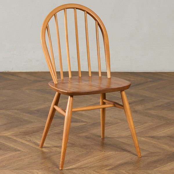 椅子・ソファ イギリス エルム アーコール ERCOL フープバックチェア ercol フープバック チェア 英国 ヴィンテージ ビーチ 椅子 ウィンザーチェア ダイニングチェア #98226