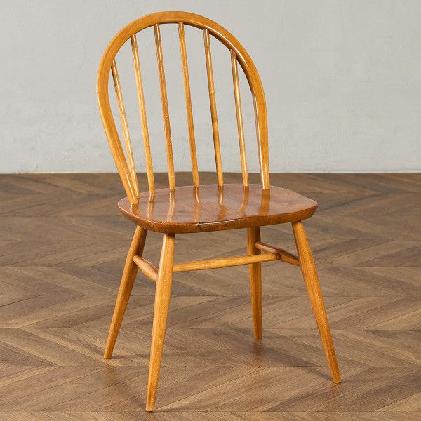 樂天商城 - 椅子・ソファ イギリス エルム アーコール ERCOL フープバックチェア ercol フープバック チェア 英国 ヴィンテージ ビーチ 椅子 ウィンザーチェア ダイニングチェア #98231