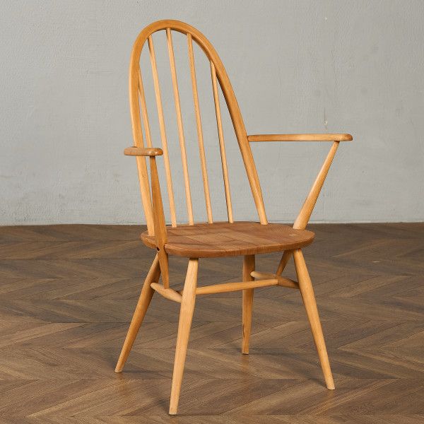 Rakuten - 椅子・ソファ イギリス エルム アーコール ERCOL ヴィンテージ クエーカー アームチェア ercol チェア 英国 ウィンザー ダイニングチェア 椅子 ビンテージ モダン #98246