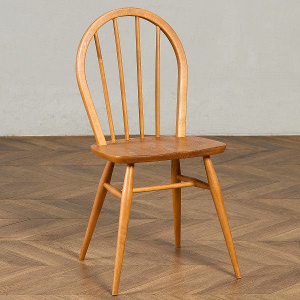 樂天商城 - 椅子・ソファ イギリス エルム アーコール ERCOL ヴィンテージ 4本 スポーク フープバックチェア ercol 椅子 ダイニングチェア 曲木椅子 材 天然木 英国 シンプル #98310
