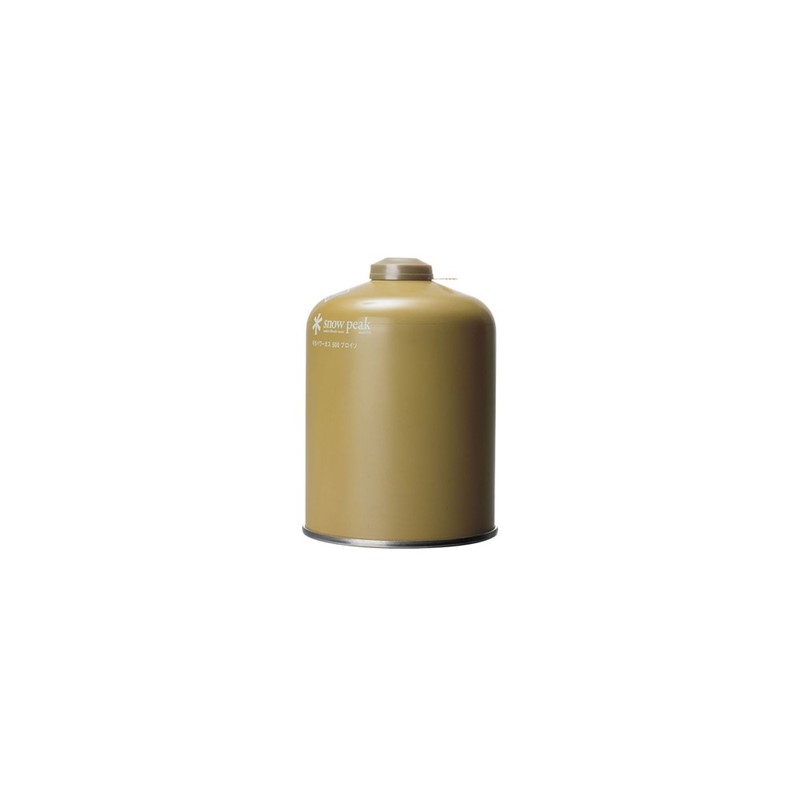 ギガパワーガス500プロイソ●LPG（液化イソブタン・液化プロパン）●NET：450g ※こちらの商品は店舗と在庫を共有しています。ご注文時に在庫があっても、商品発送準備の段階で在庫が無い場合があります。 ※当サイトのご購入はスノーピークポイントの対象外となります。