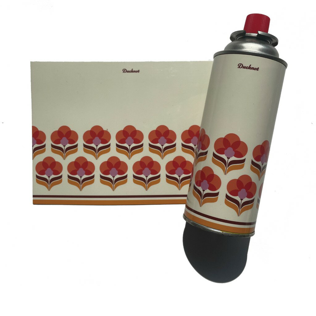 ダックノット CB缶マグネットカバー レトロ花柄 725208 DUCKNOT
