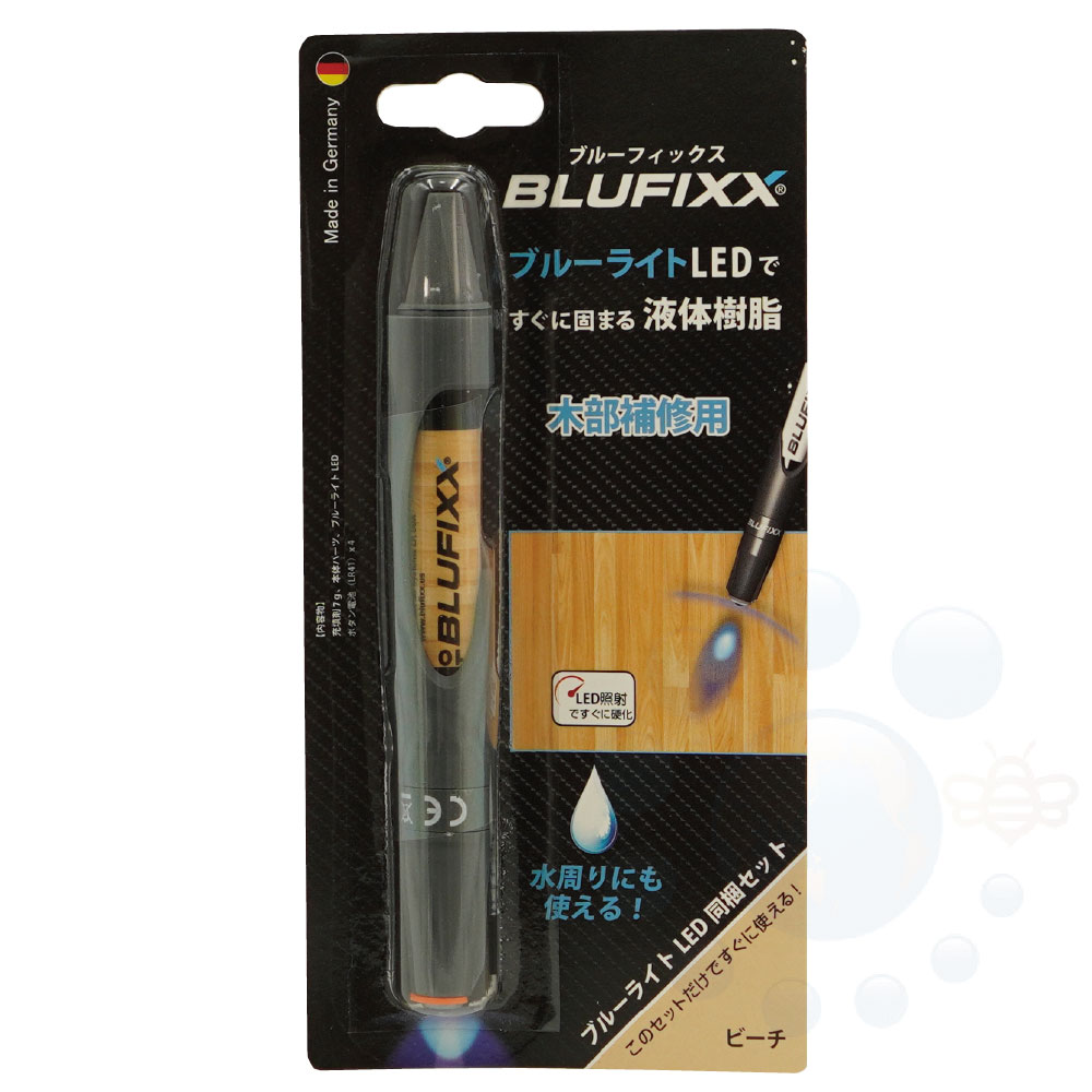 BLUFIXX スマートリペア 木部用 ピーチ 7g  同梱 代引き不可 DIY 接着 充填 穴埋め パテ UV 紫外線 ペンタイプ 硬化 ブルーフィックス 欠け 割れ ひび 