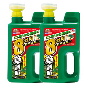 アースガーデン アースカマイラズ 草消滅 ジョウロヘッド 2L×2本 農薬 緑地管理用