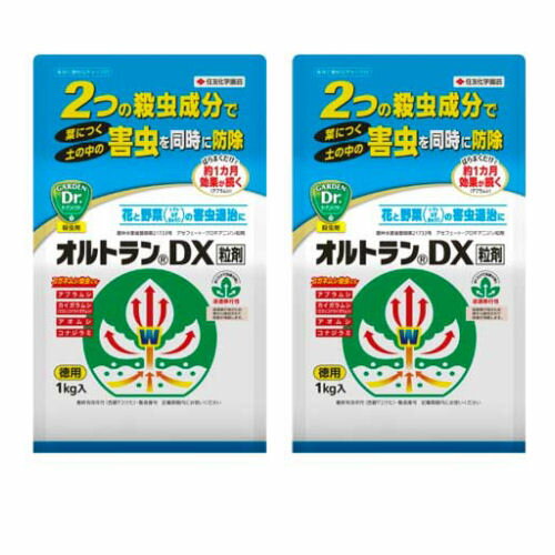 住友化学園芸 オルトランDX粒剤 1kg×2個 殺虫剤