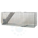 動物捕獲器 アニマルトラップ MODEL1079 セイフティ ファームエイジ 片開き 踏板式 アライグマ タヌキ ハクビシン ヌートリア イタチ