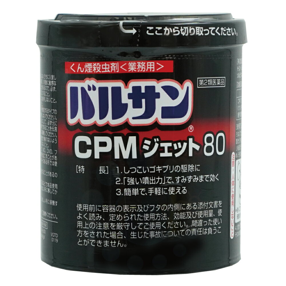 【第2類医薬品】 ゴキブリトコジラミ 駆除 レック バルサン CPMジェット80 80g 殺虫剤 業務用 ハエ 蚊 イエダニ ノミ 対策 工場 倉庫 医薬品