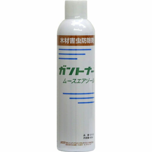 シロアリ駆除 スプレー ガントナー ムース エアゾール 400ml カンザイシロアリ 駆除 白あり ムース 泡 木部 穿孔 ノズル 注入 施工 処理