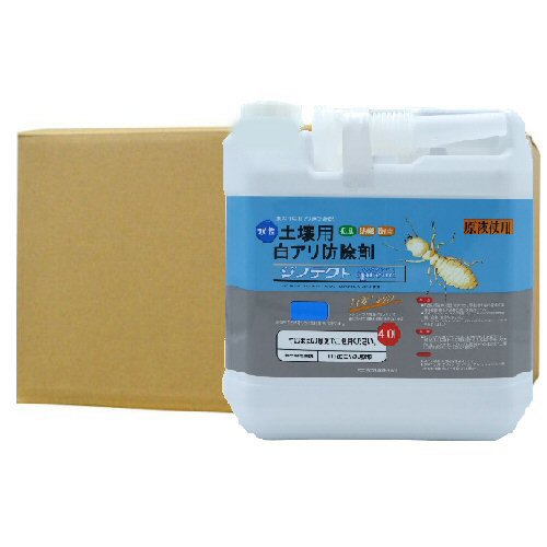 シロアリ駆除剤 ジノテクトスプレッド 4L×4 ケミプロ化成 土壌用 白あり 白アリ防除剤 防虫 水性 土壌用 原液使用