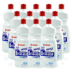 金鳥 トイレの虫がいなくなる液剤 トリプル消臭プラス 500ml×12本 仮設トイレの害虫 悪臭対策