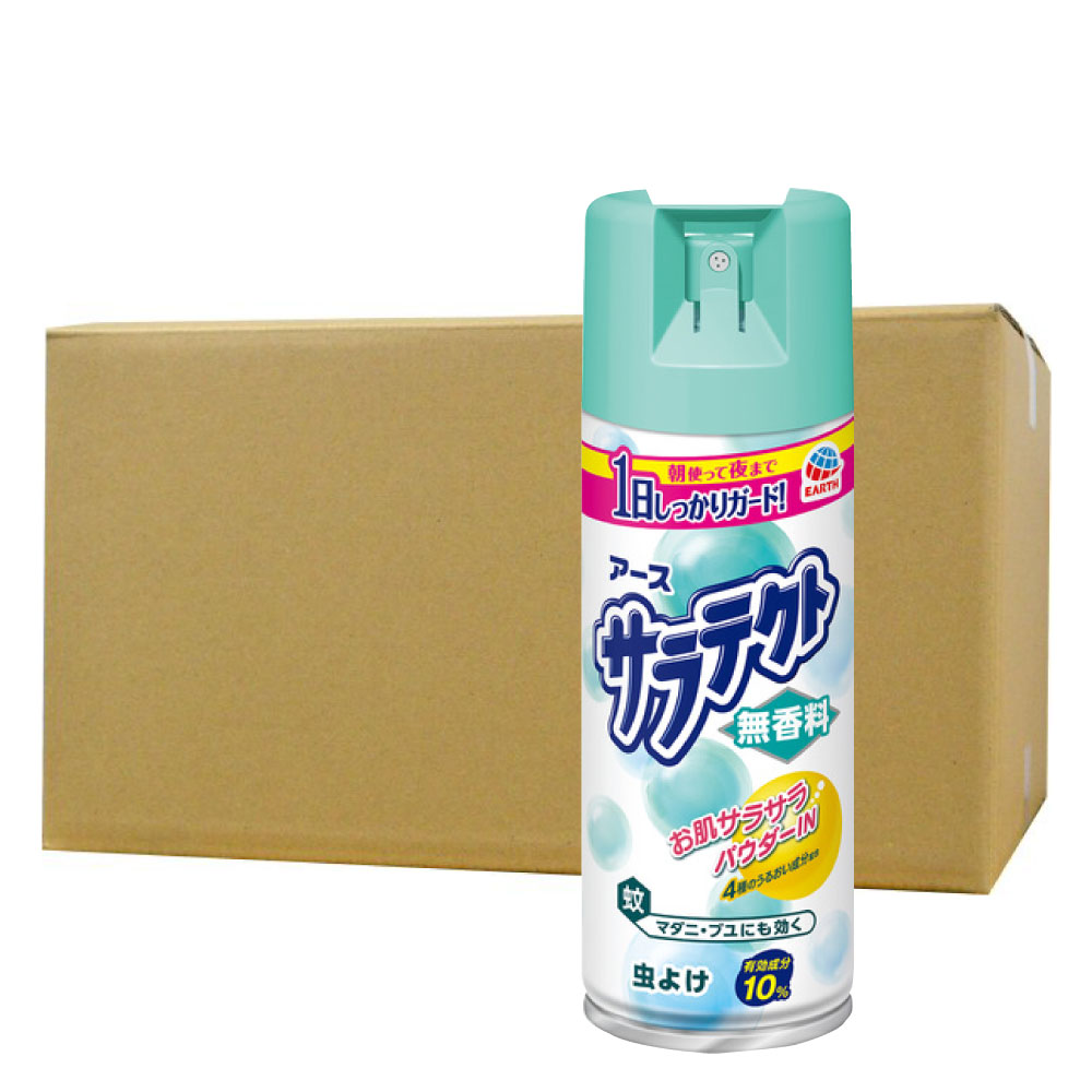 サラテクト 無香料 大型 400ml×20本【防除用医薬部外品】 虫よけスプレー アース製薬