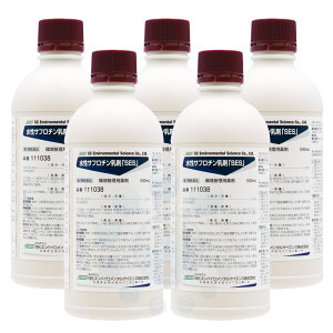 【第2類医薬品】 蚊 マダニ ゴキブリ トコジラミ駆除 水性 サフロチン乳剤 「SES」 500ml×5本 殺虫剤 環境管理用薬剤 デング熱 チクングニア熱 ジカ熱 ヒトスジシマカ 蚊 対策 ナンキンムシ駆除 殺虫剤 噴霧