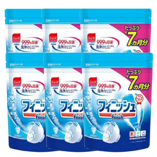 アース製薬 フィニッシュ パワー&ピュア パウダー パウダー 重曹 900g×6個 世界NO.1推奨ブランド 食器洗い乾燥機用洗剤