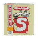 油性木材防蟻防腐剤 防虫 防カビ スーパーシロアリ退治 オレンジ 4L ケミプロ化成