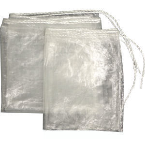 水切り袋 ゴミ用 イージーネット 小 縛りひも付 86cm×26cm 10枚 グリストラップ ストレーナ用水切り袋