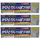 かびとりいっぱつ185 185g×3本 強力カビ取り剤 黒カビ シリコン ゴムパッキン タイル 目地 お風呂 浴室