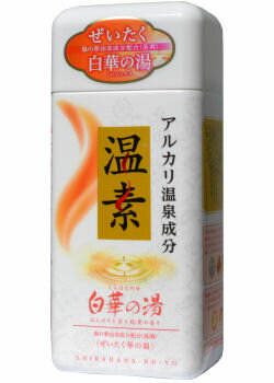 アース製薬 温素［ボトル入り］ 白華の湯 600g【医薬部外品】入浴剤