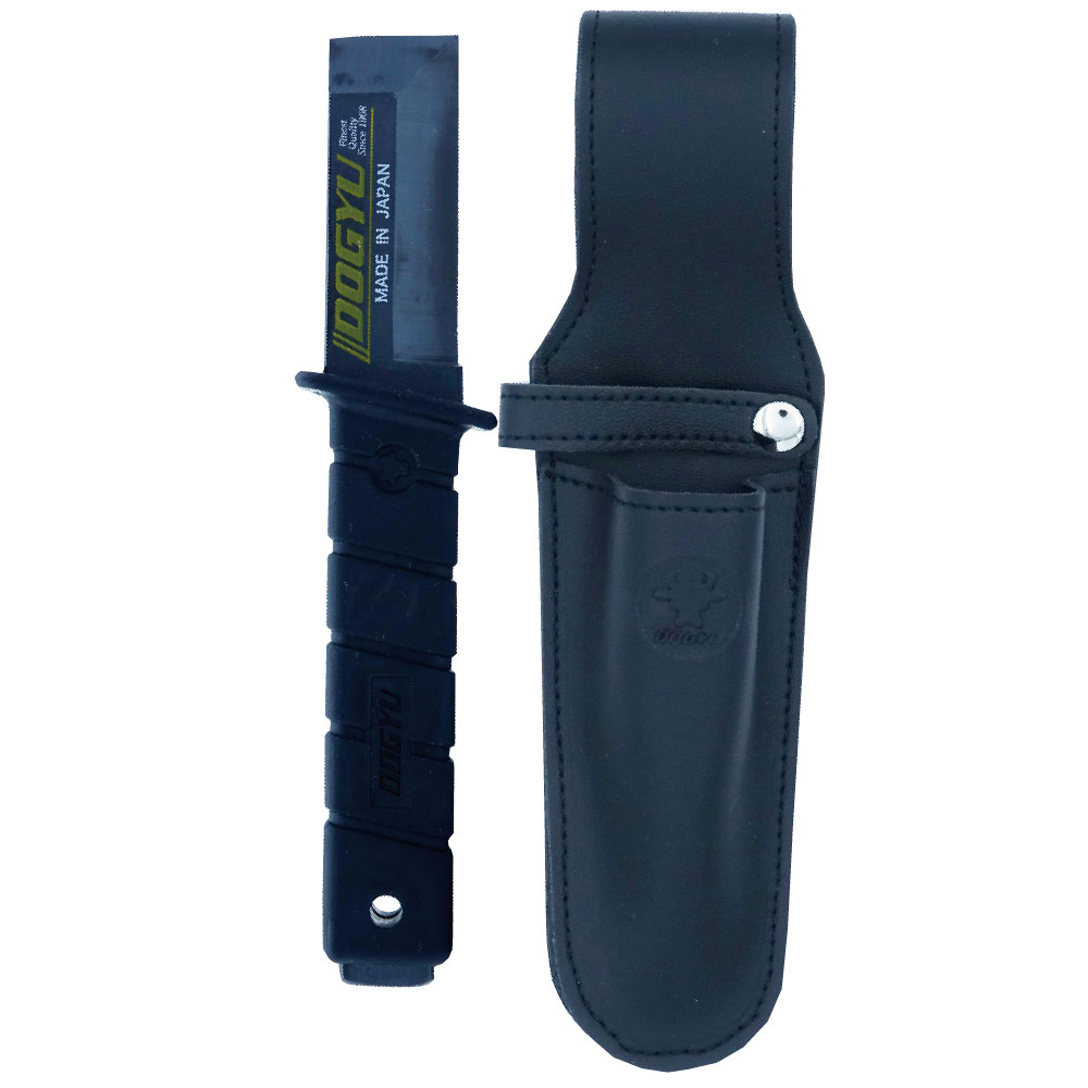 電工チゼル N型 [02770]＋革製ホルダー 電工チゼル用 LH-1B [04506] セット 溝掘り 軽天材の切断 土牛産業