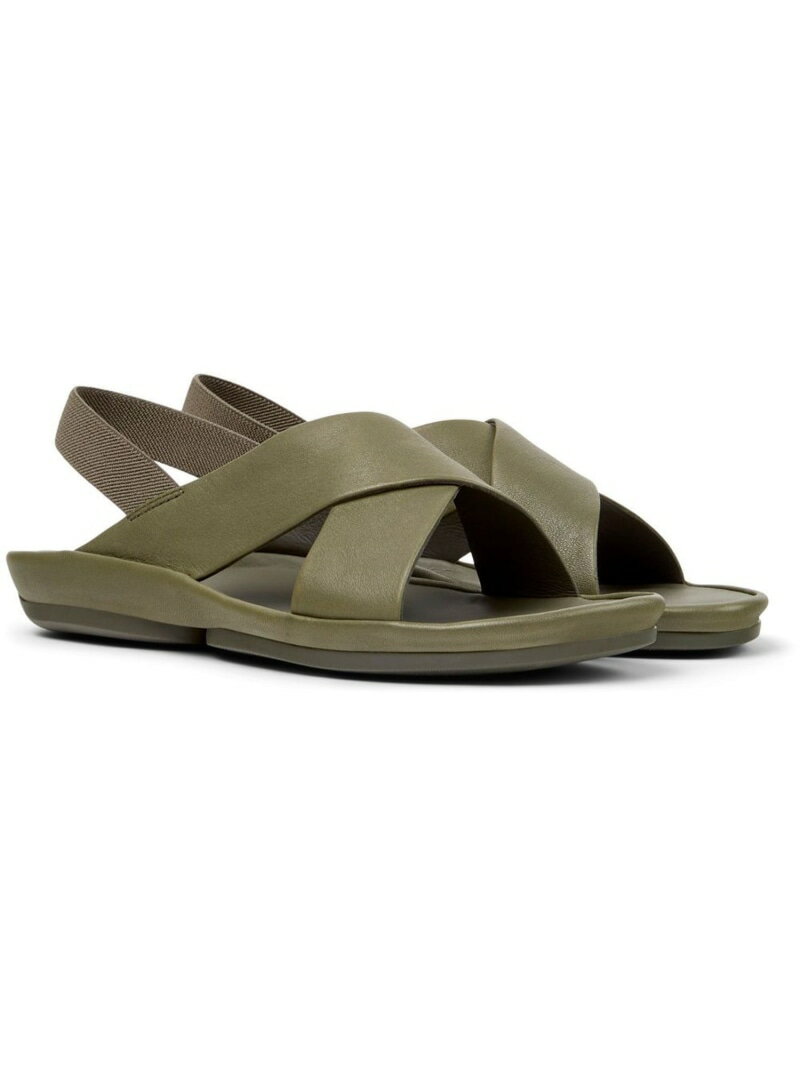 乐天商城 - [カンペール] RIGHT ISLA / サンダル CAMPER カンペール シューズ・靴 サンダル カーキグリーン【送料無料】[Rakuten Fashion]