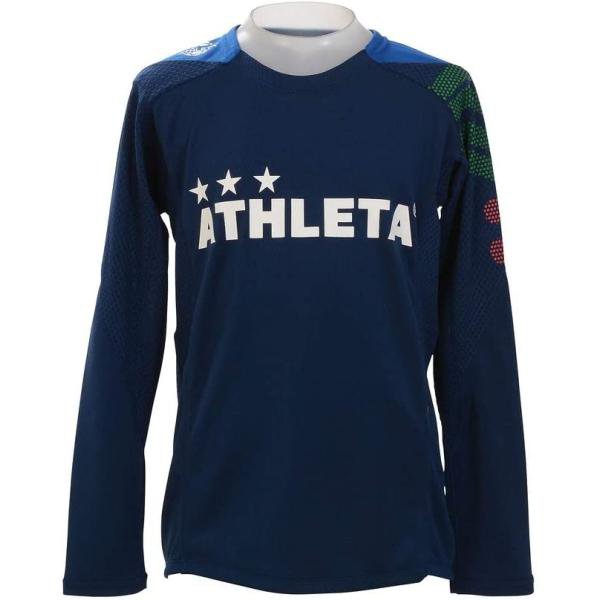アスレタ(ATHLETA) ジュニア カラープラクティスシャツ 02317J ネイビー