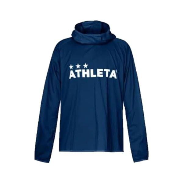 Supportergoods - アスレタ(ATHLETA) ライトウインドシェルプルオーバー 02382 ネイビー
