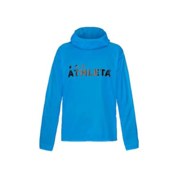 Supportergoods - アスレタ(ATHLETA) ライトウインドシェルプルオーバー 02382J フラッシュサックス フットサル トレーニングジャケット
