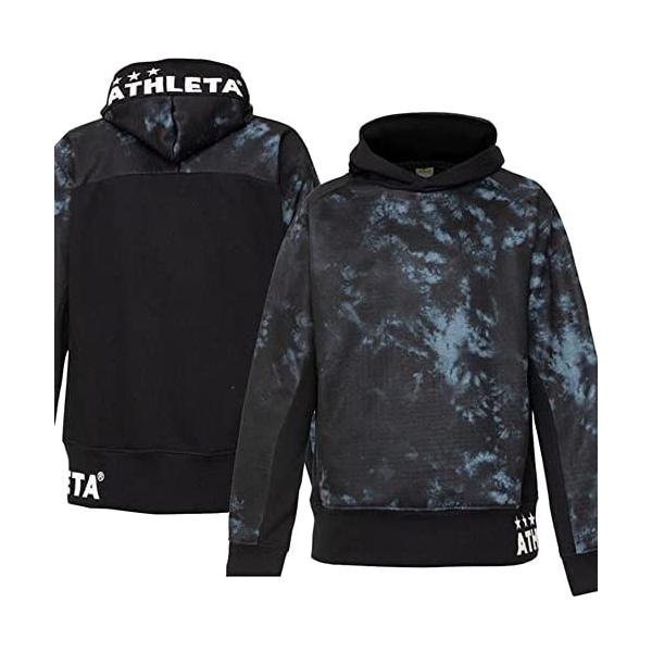 アスレタ(ATHLETA) 防風スウェットパーカー 3356 BLK ブラック