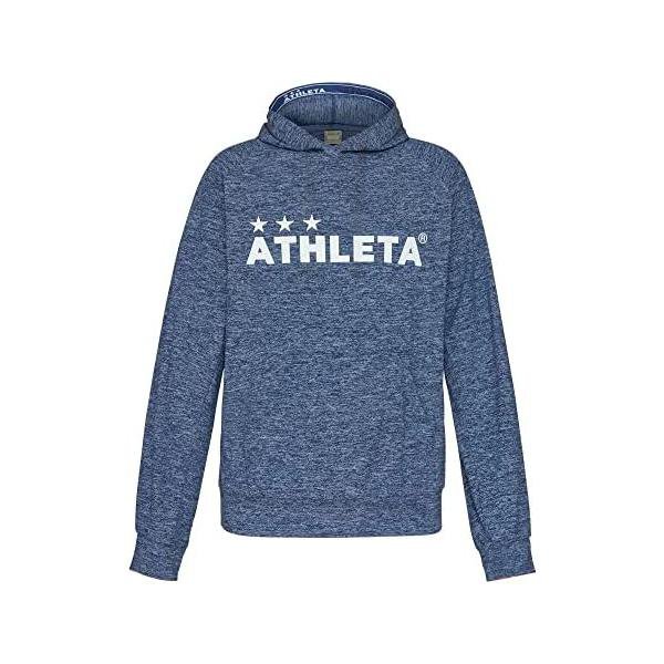 140cmNVY吸汗速乾性の高いスパンポリエステル杢ニット素材を使用したカラー杢スウェットパーカー 【正規代理店商品】 ●BRAND：ATHLETA(アスレタ) ●品　番：ATH-03360J ●品　名：ジュニアカラー杢スウェットパーカー ...