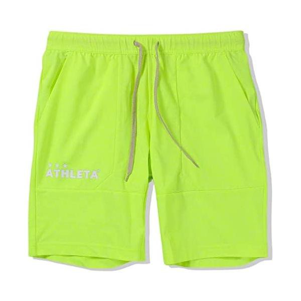 アスレタ(ATHLETA) サッカー カラー杢スウェットハーフパンツ 03362-29 フラッシュイエロー
